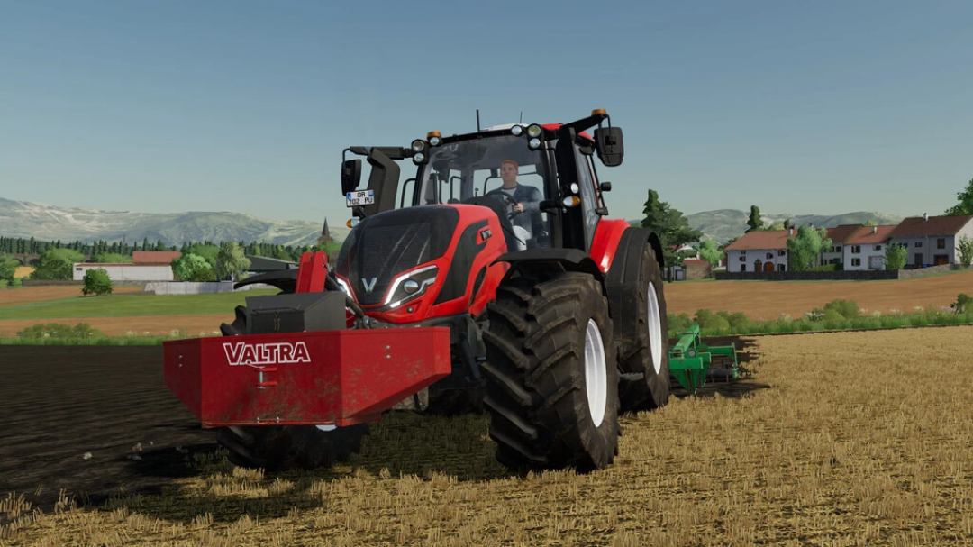 FS22 mod Avers-Agro Weight Pack v1.0.0.1 featuring Valtra tractor in Farming Simulator 22.