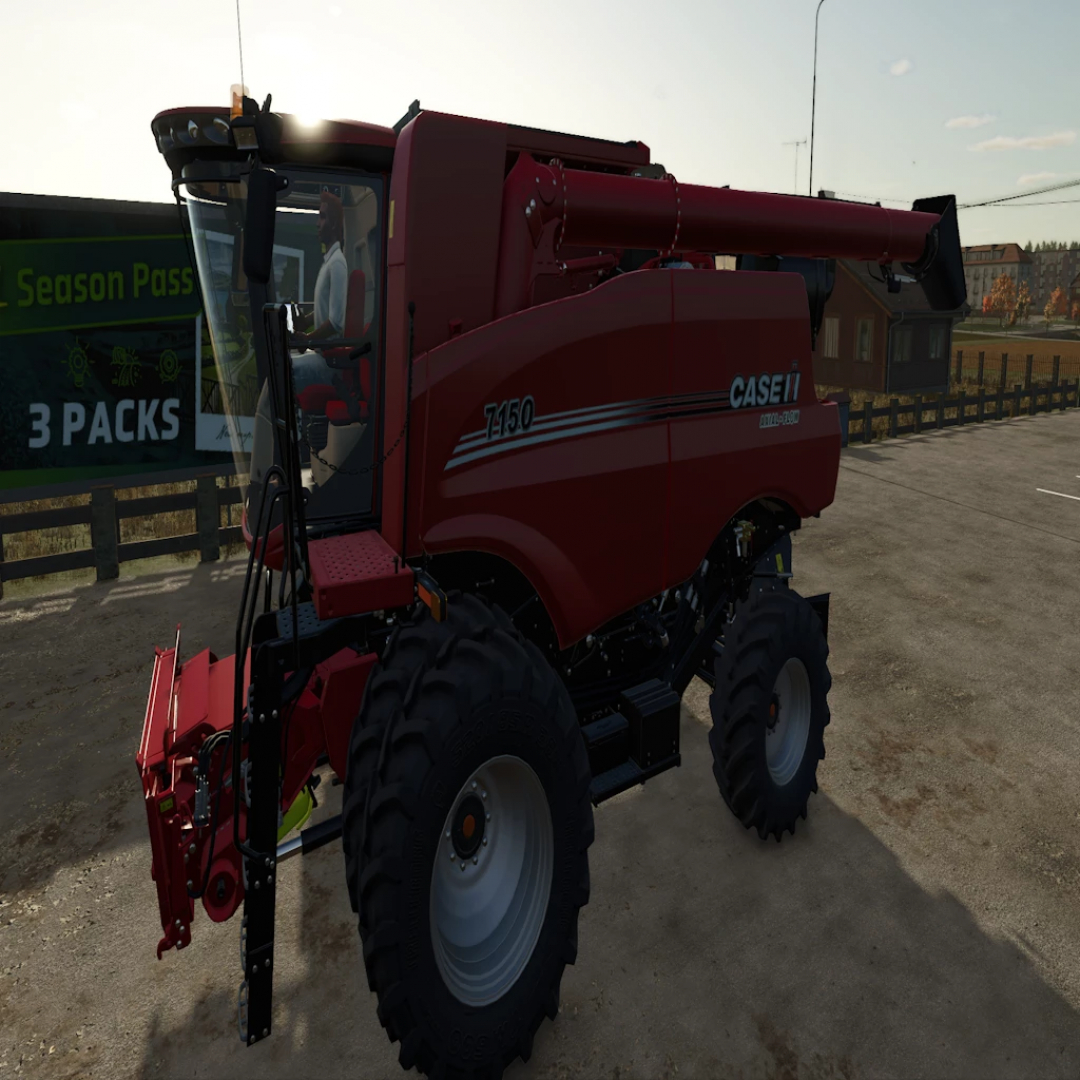 Case combine harvester high speed mod for FS25 showcasing vehicle details.