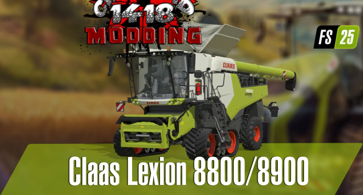 fs25-mods,  Claas Lexion 8800/8900 mod for FS25, showcasing tank configurations.