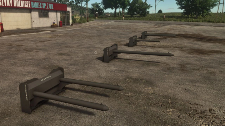 fs25-mods, FS25 Eperon BR72 v1.0.0.0 mod showcasing farming equipment on a paved area.