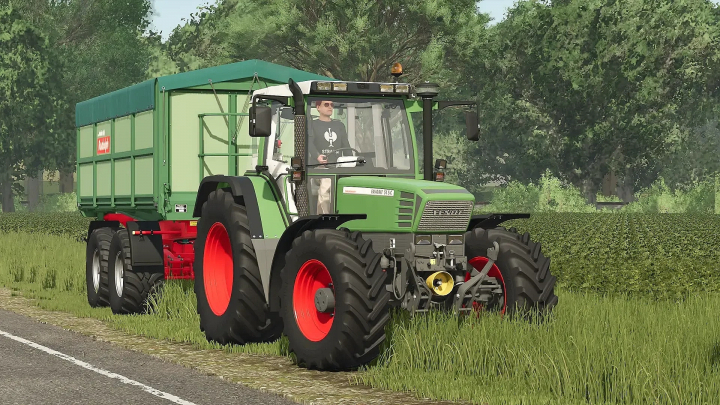 fs25-mods,  Fendt Favorit 500 II tractor in Farming Simulator 25 mod scene.