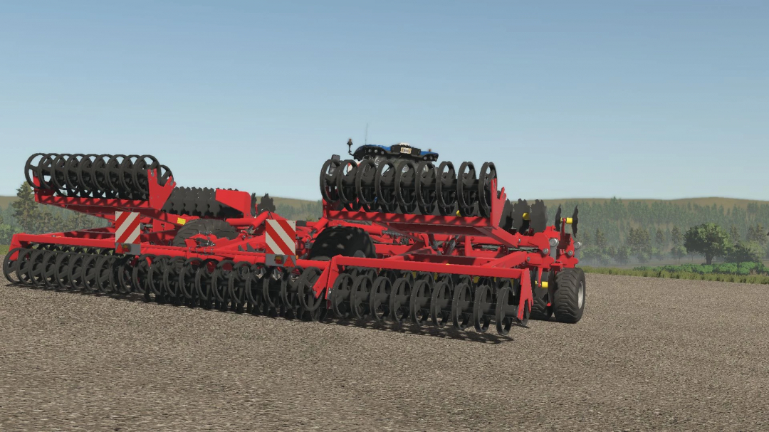 Horsch Joker 12 RT mod in Farming Simulator 25, featuring advanced tillage equipment on a field.