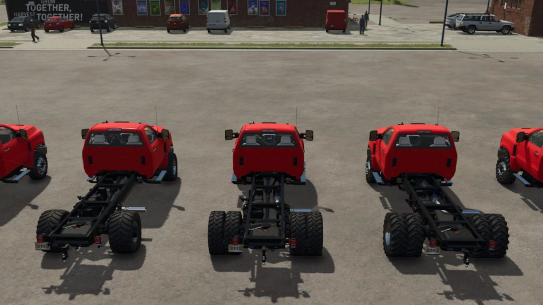 FS25 mods: International CV Series Chassis displayed in Farming Simulator 25.