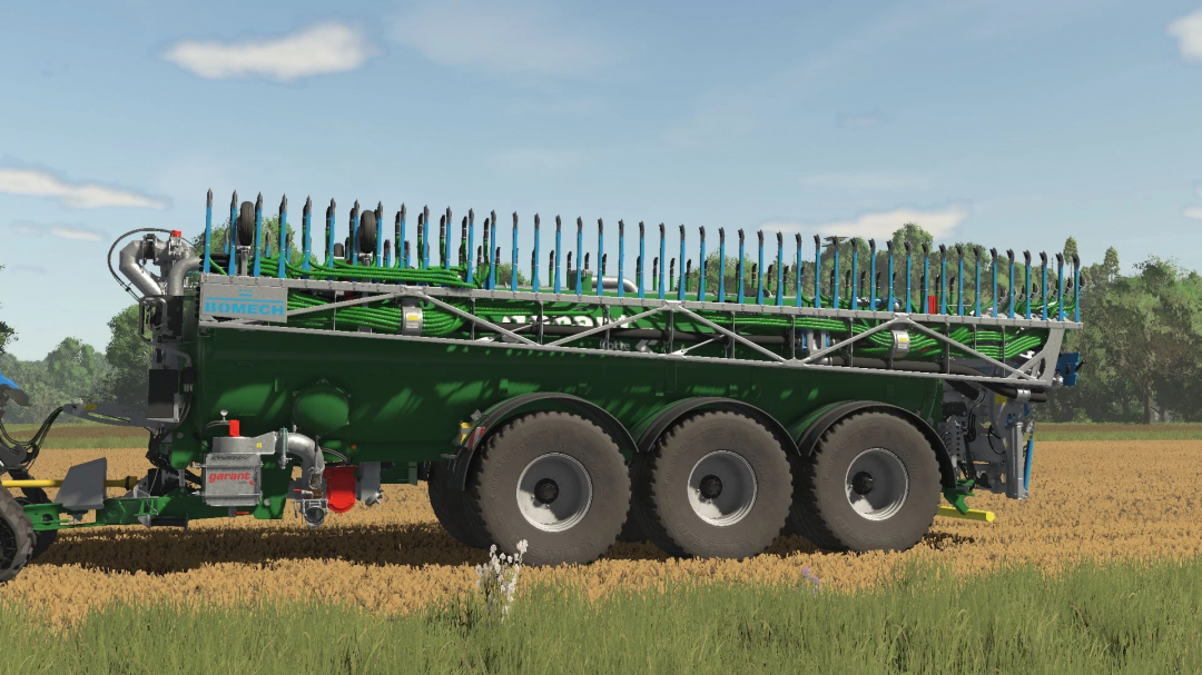 Kotte PTR 30000 mod for FS25, showcasing a green slurry tank trailer on a field.