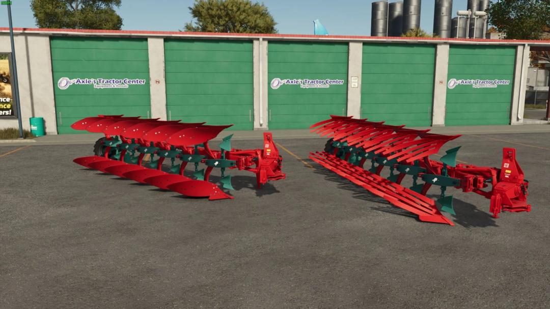 FS25 mods: Kverneland I-Plough 2500 6 Furrows v1.0.0.0 displayed outside Axle's Tractor Center.