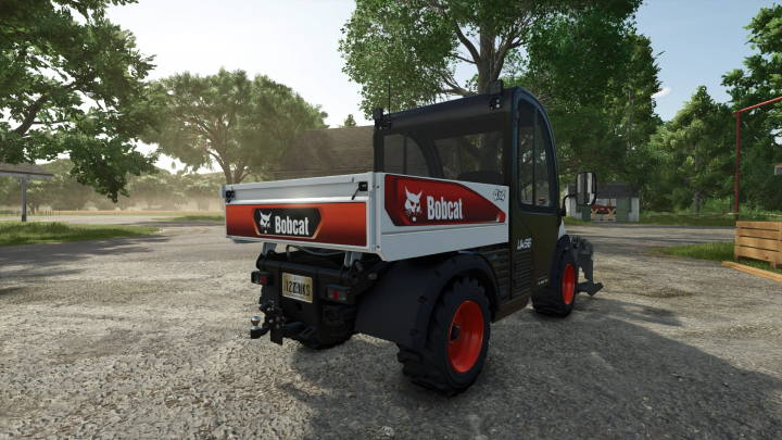 fs25-mods,  Bobcat Toolcat UW56 in Farming Simulator 25 mod, shown in a rural setting, highlights FS25 vehicle mods.