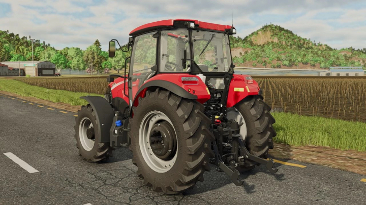 fs25-mods,  FS25 mod Case IH Farmall C Series tractor on rural road