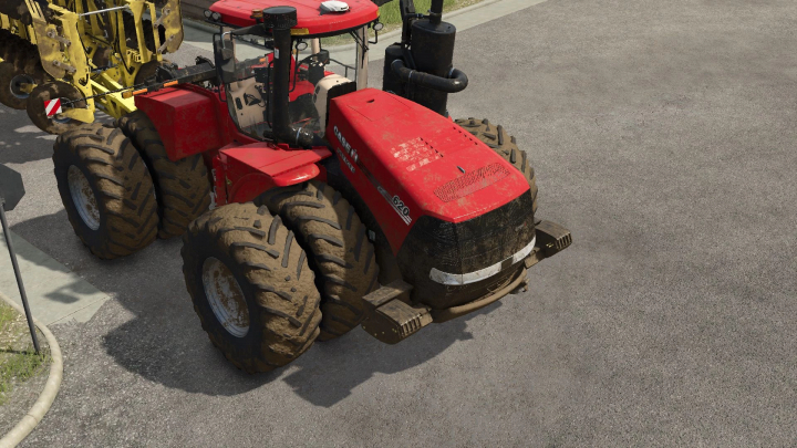 fs25-mods,  Case Steiger 4WD tractor in FS25 mod showing robust design and large tires.