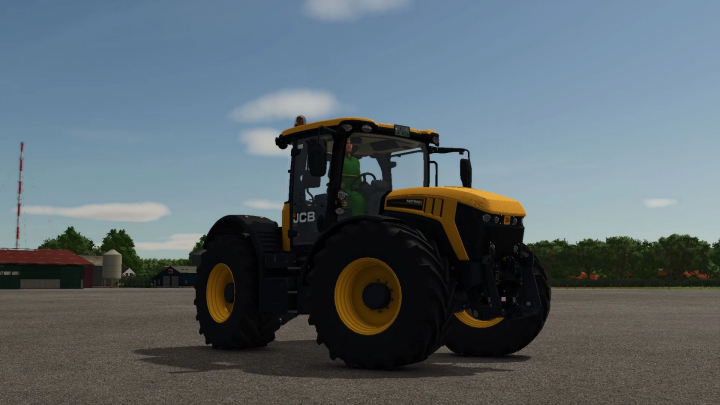 fs25-mods,  JCB Fastrac 4220 tractor mod in Farming Simulator 25, featuring realistic design.