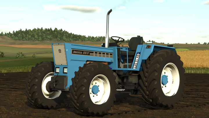 fs25-mods,  FS25 mod Universal 1010DT tractor in a field, showcasing robust design.