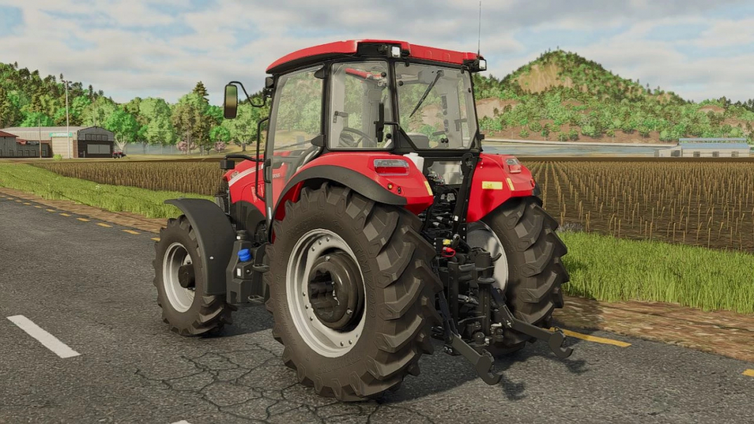 FS25 mod Case IH Farmall C Series tractor on rural road