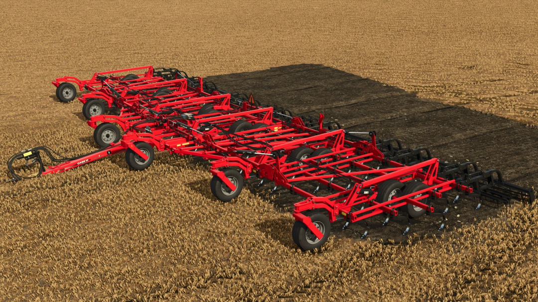 Case IH Tiger Mate 255 mod in FS25 on field