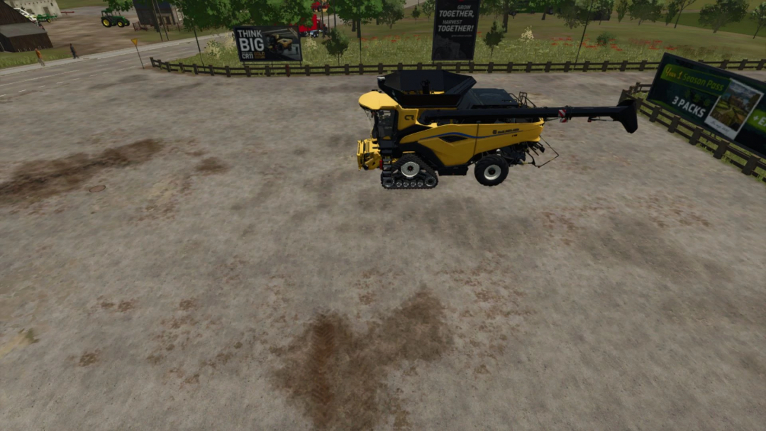 New Holland CR11 harvester mod for Farming Simulator 25, showcasing agriculture innovation. FS25 mods.