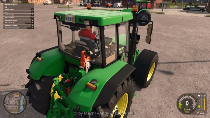 fs25-mods,  FS25 mod John Deere 7x10 Series v1.0.0.0 tractor in-game, showcasing vehicle controls and environment.