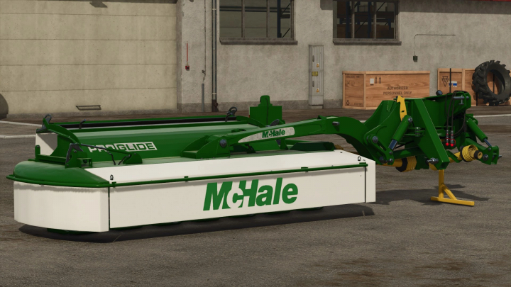 fs25-mods,  McHale Proglide F3100 mod for FS25 in a farm setting.