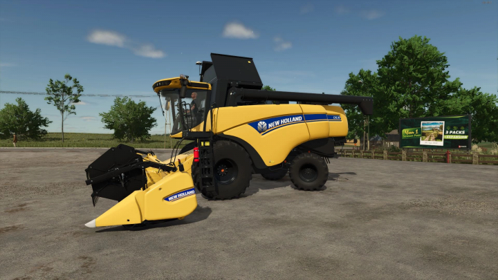 fs25-mods,  New Holland CX6 harvester mod in Farming Simulator 25, showcasing realistic design and functionality.