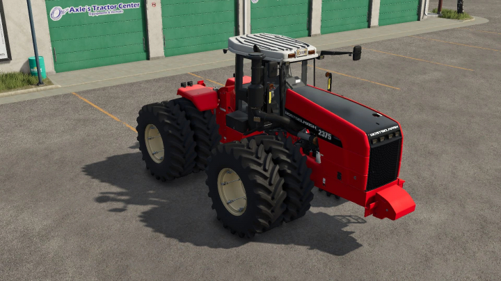 fs25-mods,  FS25 mod Rostselmash RSM 2375 tractor in parking lot, Farming Simulator 25 mods.