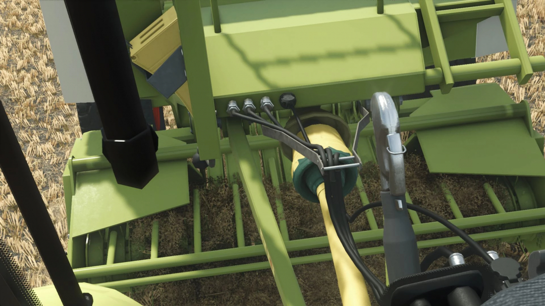 Claas Rollant 250 Roto Cut mod in FS25, showing machinery details.