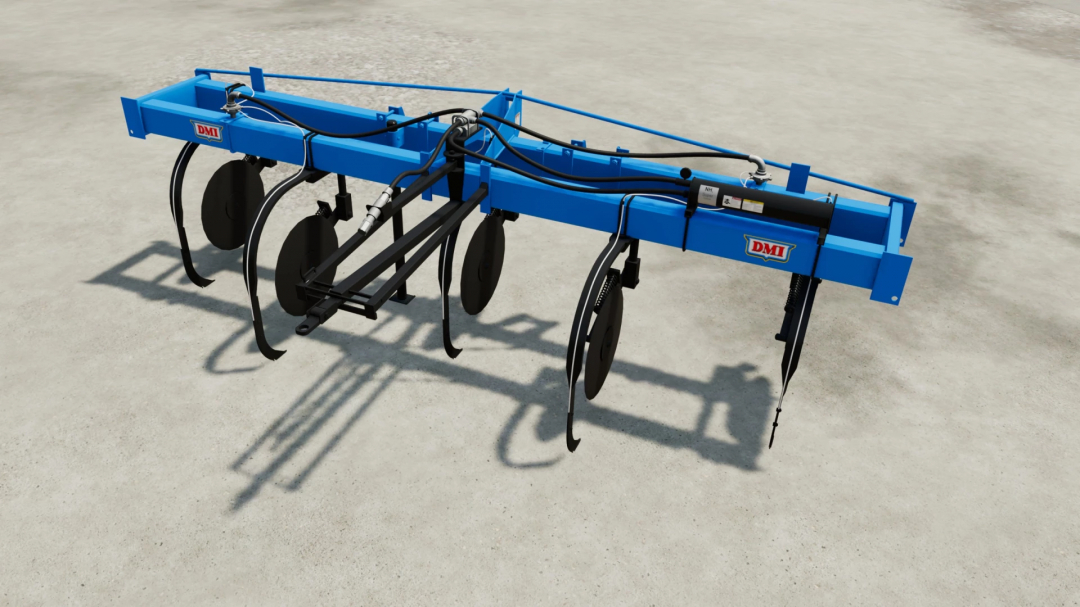 DMI 3250 Pack v1.0.0.0 plow from FS22 mods on a concrete surface.