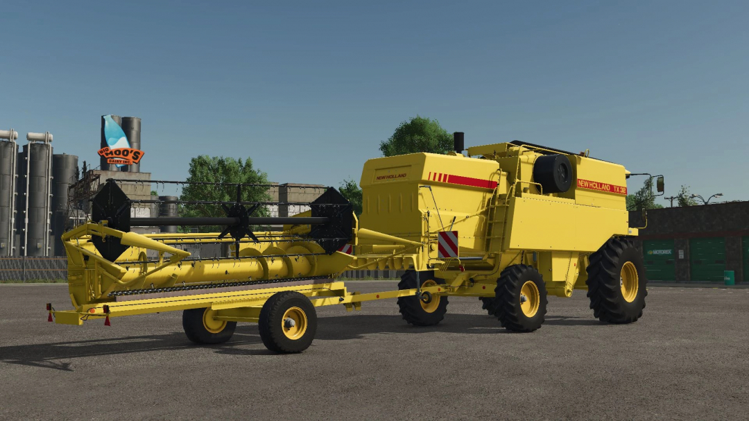 New Holland TX 32 harvester mod for FS25 in Farming Simulator 25.