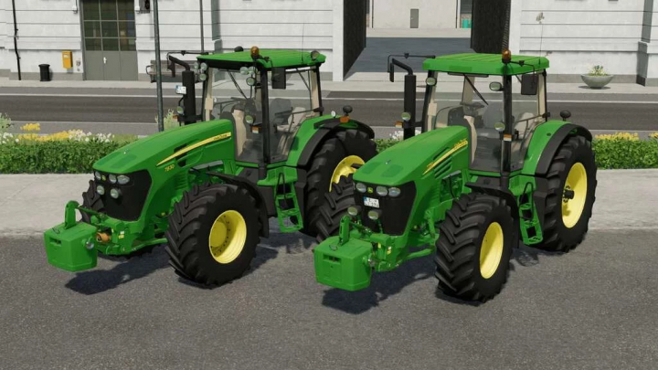 fs25-mods,  John Deere 7020 Series tractors mod with hard suspension in FS25