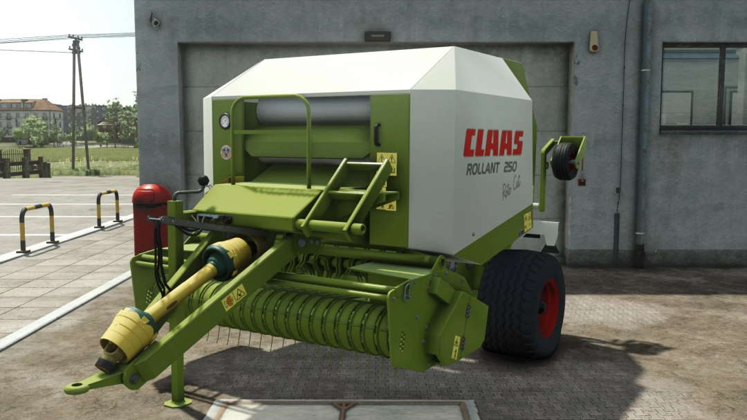 Claas Rollant 250 Roto Cut baler mod for FS25, showcasing detailed design and features.