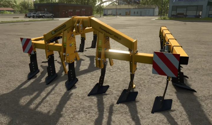 fs25-mods,  Agrisem Combiplow 11m mod in FS25, highlighting its detailed structure in Farming Simulator 25.