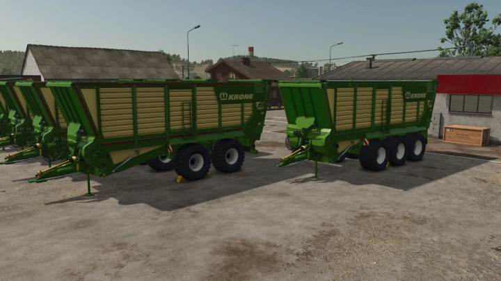 fs25-mods,  Krone TX 460D trailers in Farming Simulator 25 mod showcase.