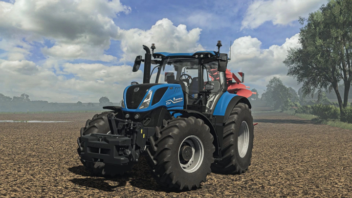 fs25-mods,  New Holland tractor in FS25 mod pack, featuring realistic farming environment.