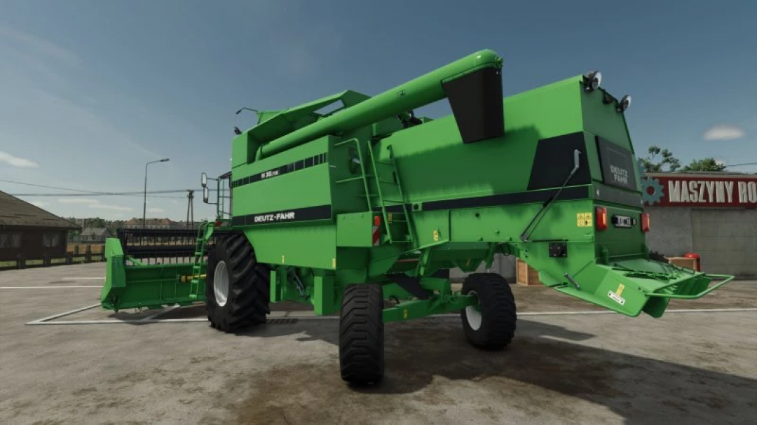 Deutz-Fahr combine mod in FS25, showcasing M series Pack v1.0.0.0