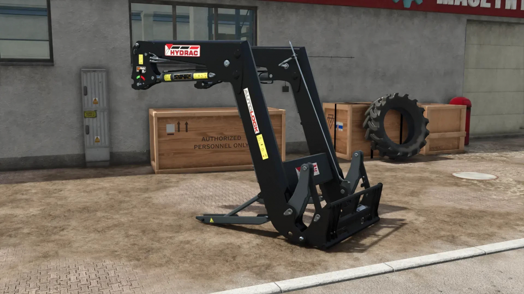 HYDRAC 2200XL Front Loader mod for FS25 showcasing its design.