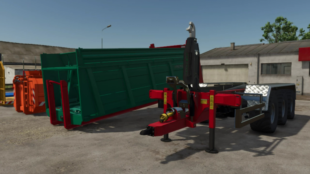 FS25 ITRunner Pack v1.0.0.0 showcasing green trailer equipment in Farming Simulator 25 mod.