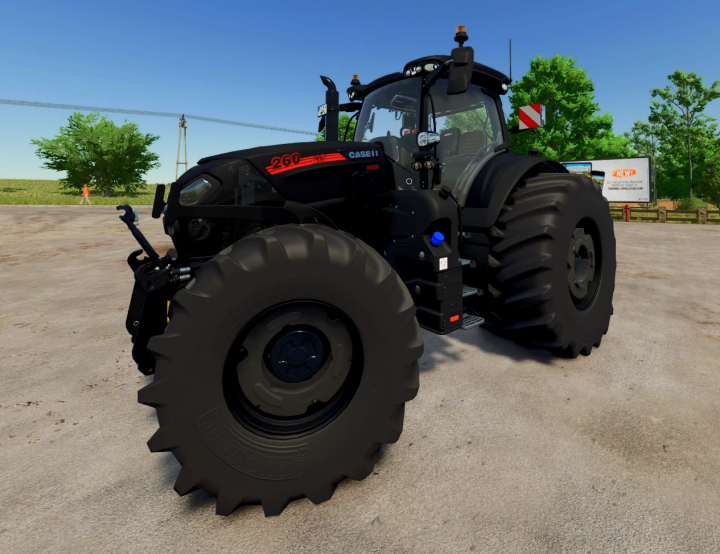 fs25-mods, CaseIH Puma Edit mod in FS25 showcasing a detailed tractor design in a farm setting.