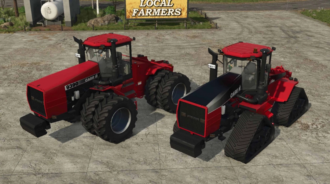 FS25 mods Case IH QT Steigers v1.0.0.0 tractors displayed in Farming Simulator 25 game environment.