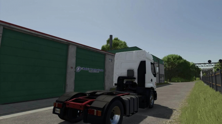 fs25-mods,  Renault Premium truck mod in FS25 parked at vehicle center.