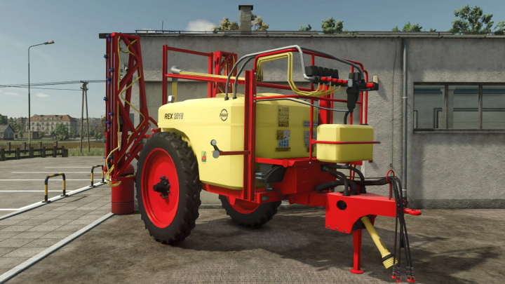 fs25-mods, FS25 mod Unia Pilmet REX 2518 v1.0.0.0 in a yard