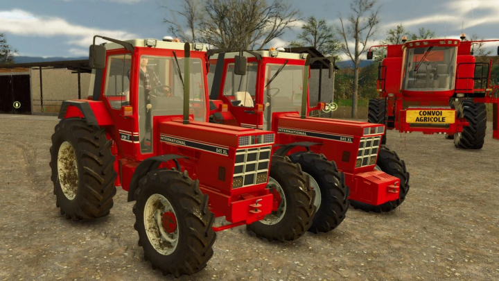 fs25-mods,  Two International IH 845XL tractors in FS25 mod, showcasing detailed design in Farming Simulator 25.