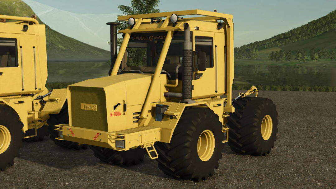 Kirovets Magnum K-700A-M tractor mod for Farming Simulator 25, showcasing its detailed design.