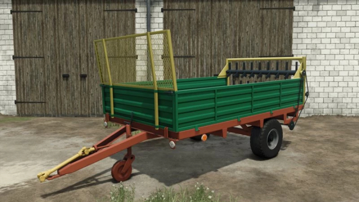 fs25-mods,  FS25 Agromet/Warfama N-250/1 v1.0.0.0 mod trailer in Farming Simulator 25, showcasing detailed design and functionality.