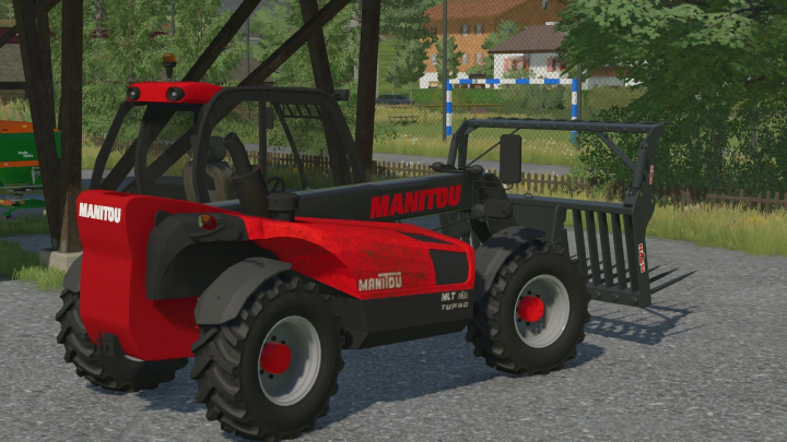 fs22-mods, FS22 mod Manitou MLT 731 v1.0.0.0 telehandler in farm setting