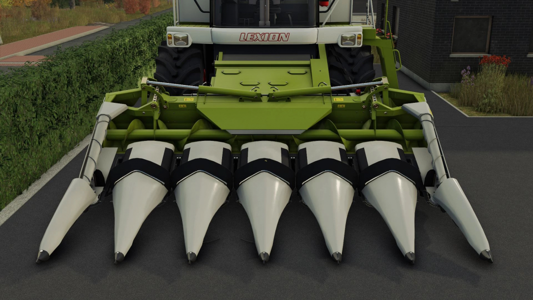 FS25 mod Claas Corio 675 FC corn header in Farming Simulator 25.