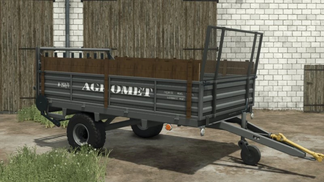 Image of FS25 Agromet/Warfama N-250/1 v1.0.0.0 trailer mod for Farming Simulator 25.