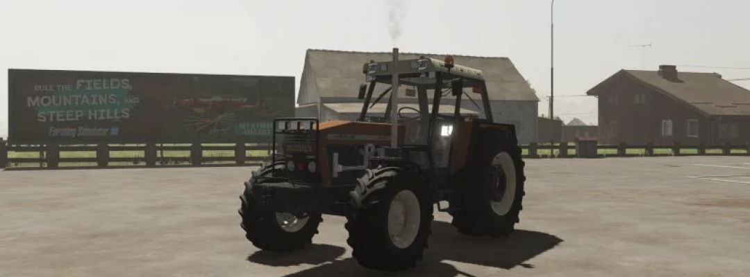 Ursus 1614 turbo edit mod for FS22 in a farmyard setting.