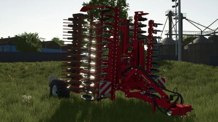 fs25-mods,  FS25 Horsch Joker 6 rt v1.1.0.0 mod shown in a grassy field for Farming Simulator 25.