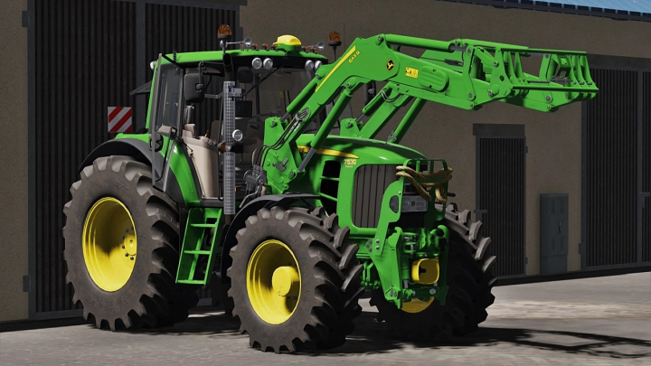 fs25-mods,  FS25 mod John Deere 7030 Premium Series tractor with front loader in Farming Simulator 25.