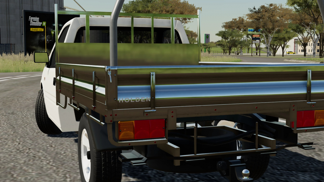 1997 Holden Rodeo mod in FS22, showcasing rear view with updated features.