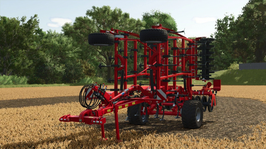 Kuhn Prolander 6000 mod in FS25 on a field