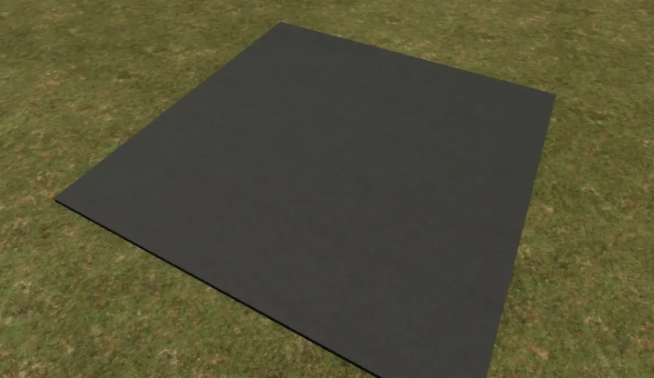 fs25-mods, FS25 mod Base plate v1.0.0.0 shown on a grassy field for Farming Simulator 25.