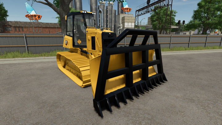 fs25-mods, CAT D4 Next Gen Dozer mod for Farming Simulator 25, featuring realistic graphics and design enhancements.