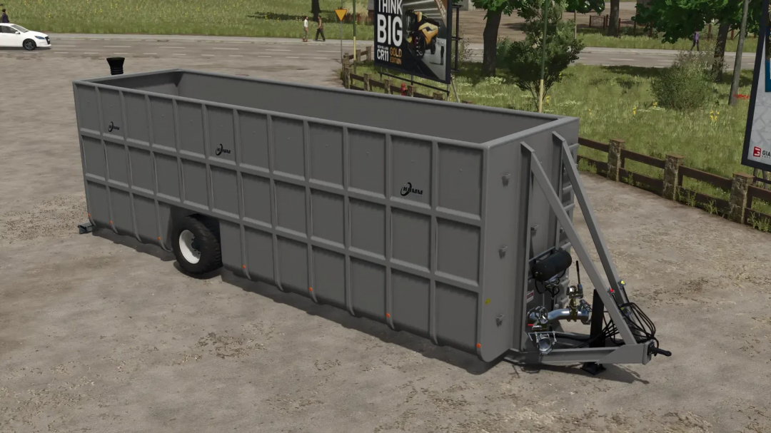 Kumm Technik Pack v1.0.0.0 mod trailer in FS25, showing detailed design and features.